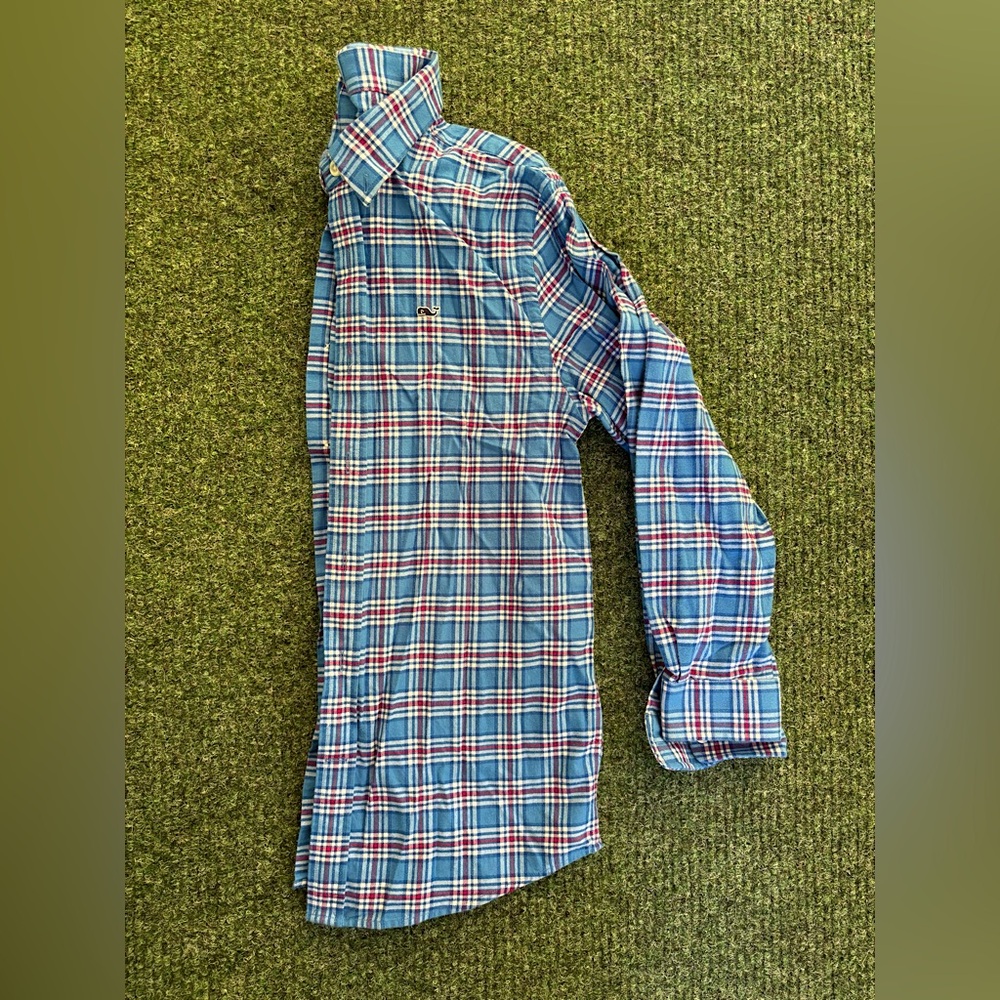 Vineyard Vines Boys Flannel Button Down